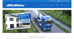 Desktop Screenshot of muellertransporte.de